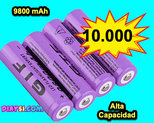 bateria de litio recargable 9800 mAh