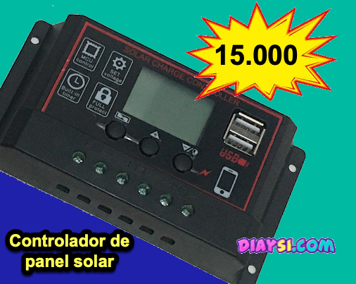 controlador regulador de panel solar