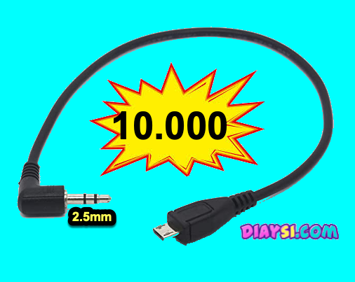 cable de disparador remoto 2.5mm a micro usb