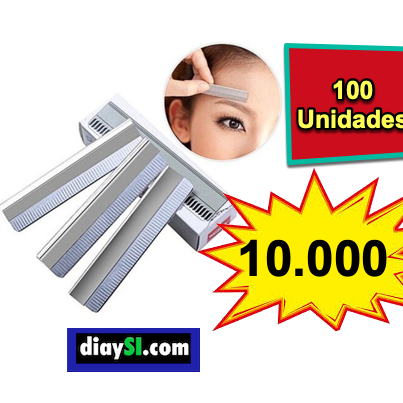 hojas de afeitar especial 100 unidades