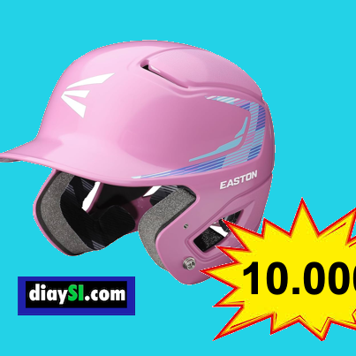 casco de beisbol rosado