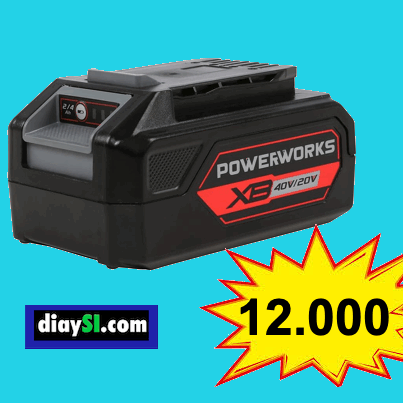 bateria powerworks 40 - 20 voltios
