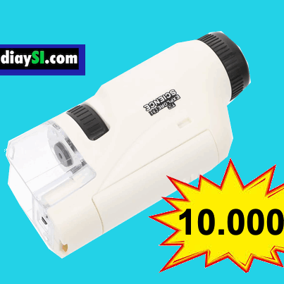 mini microscopio 60x 120x portatil
