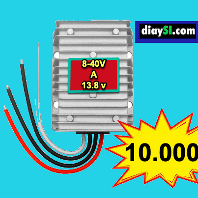 reductor de voltaje 40 v a 13.8 voltios