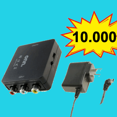 adaptador de rca a hdmi hd 1080