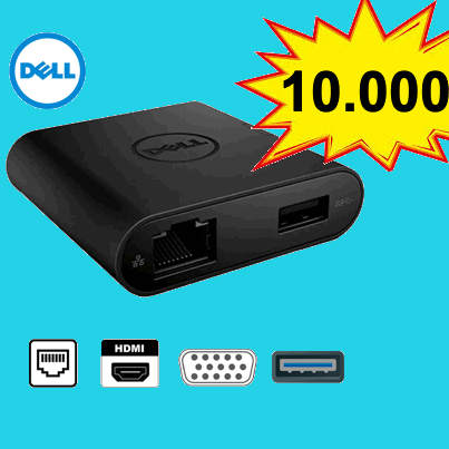 adaptador usb a vga hdmi ethernet 4 en 1