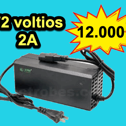 cargador de 72 voltios 2 anperios