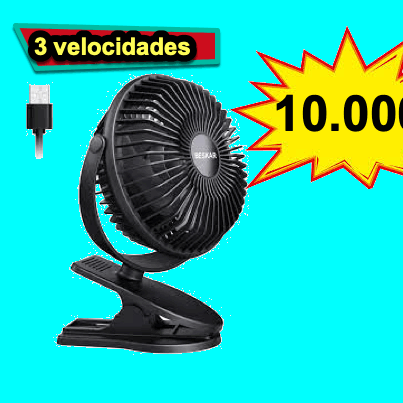 ventilador de auto con 3 velocidades