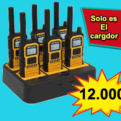 cargador para retevis multipuerto