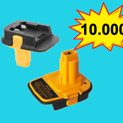 convertidor de bateria dewalt a milwaukee